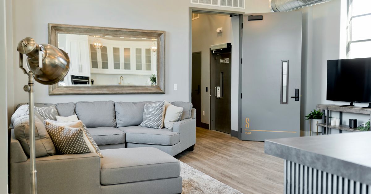 4 BHK flat for rent in Chennai – modern living room interior