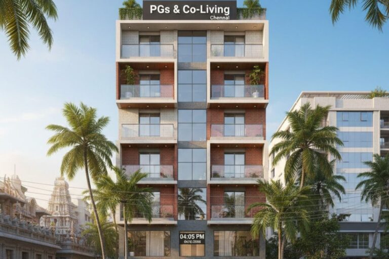 PGs and co-living spaces in Chennai for students and working professionals