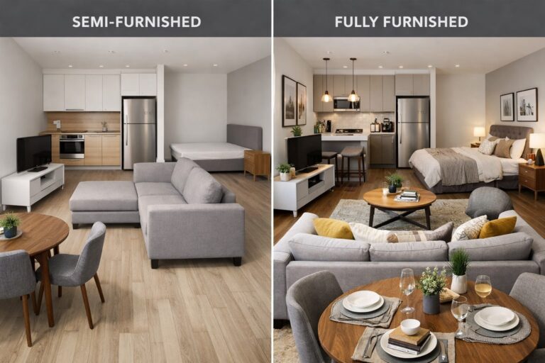 Semi furnished and fully furnished houses for rent in Chennai with ready to move in facilities