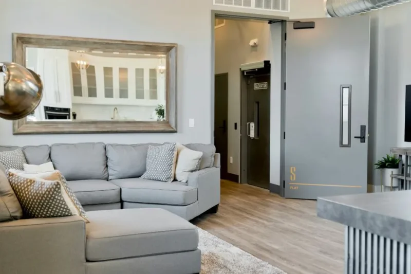 4 BHK flat for rent in Chennai – modern living room interior