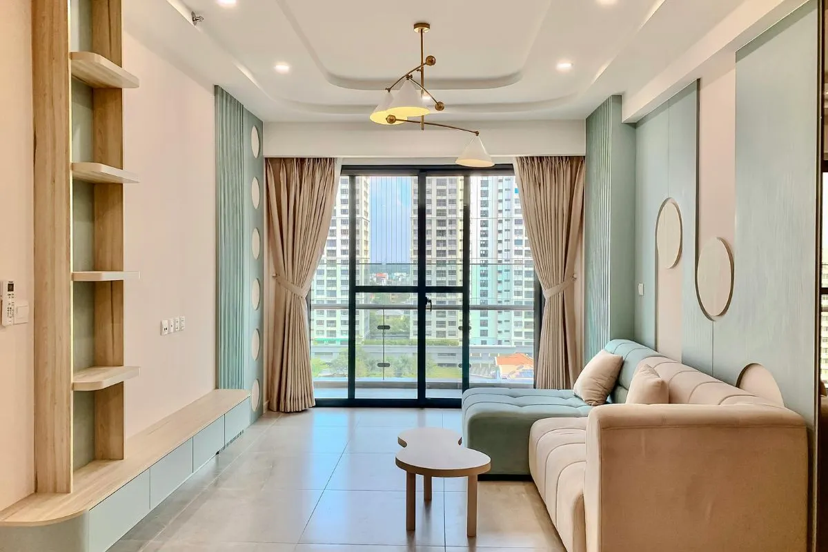 Fully furnished 1 BHK flat for rent in Chennai – ready to move living room