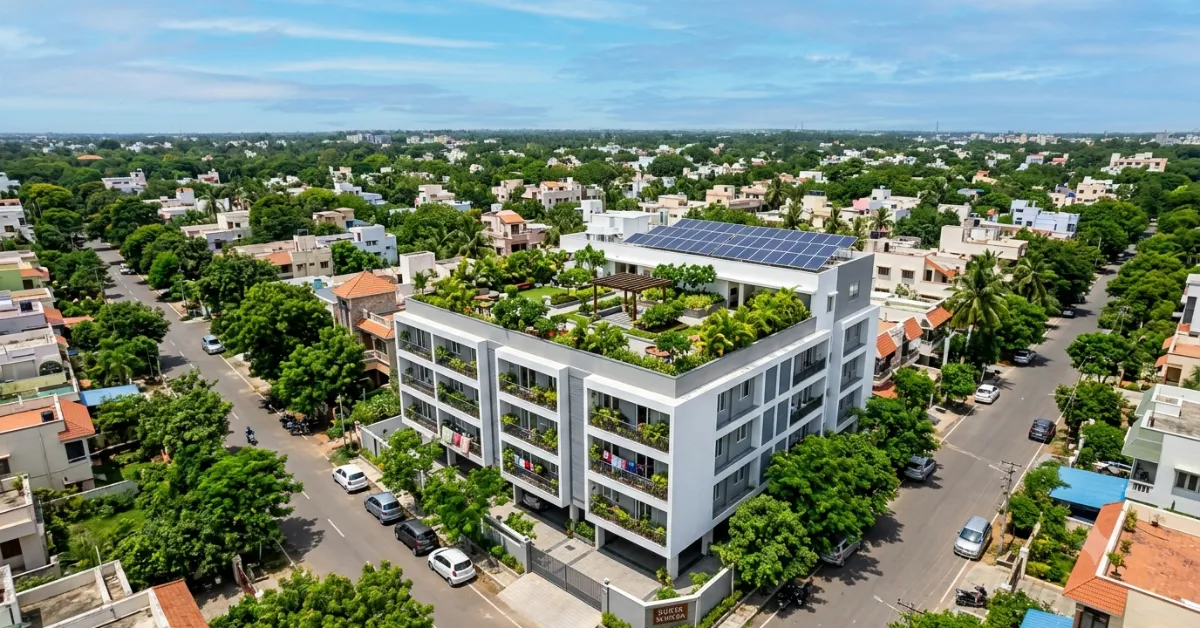 Modern 1 BHK House for Rent in Kodambakkam, Chennai with metro connectivity and nearby amenities.